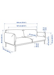 ÄPPLARYD 2-seat sofa