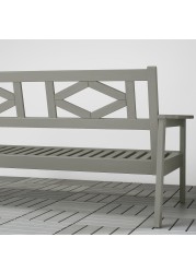 BONDHOLMEN Bench with backrest, outdoor