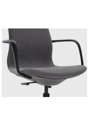 LÅNGFJÄLL Office chair with armrests