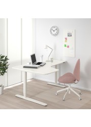 BEKANT Corner desk left sit/stand