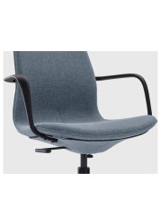 LÅNGFJÄLL Office chair with armrests