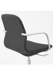 LÅNGFJÄLL Office chair with armrests