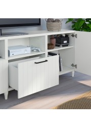 BESTÅ TV bench with doors and drawers