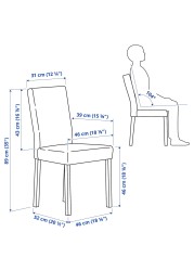 EKEDALEN / KÄTTIL طاولة و4 كراسي