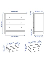 HEMNES Chest of 3 drawers