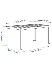 SJÄLLAND Table, outdoor