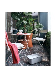 SALTHOLMEN Table+2 folding chairs, outdoor