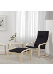 POÄNG Armchair and footstool