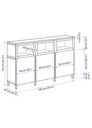 BESTÅ Storage combination with doors