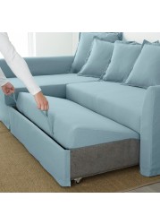 HOLMSUND Corner sofa-bed