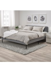 SLATTUM Upholstered bed frame