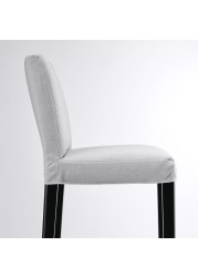 BERGMUND Bar stool with backrest