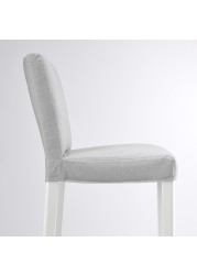 BERGMUND Bar stool with backrest